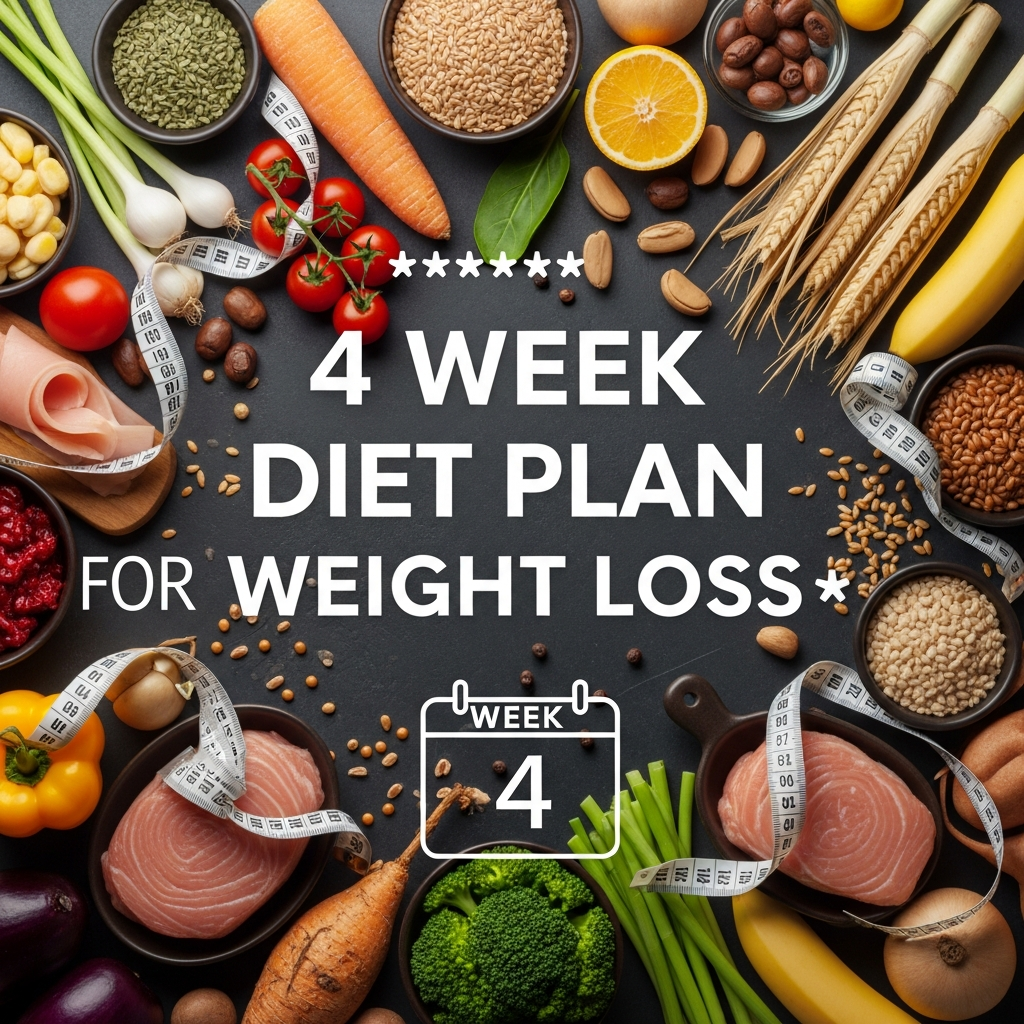 4 Week Diet Plan for Weight Loss