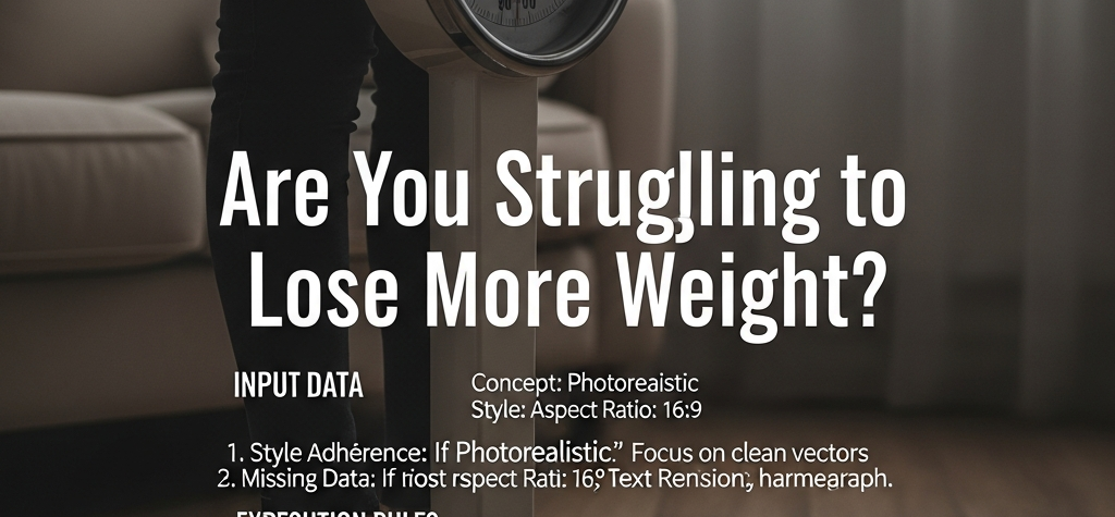 Struggling to Lose More Weight?