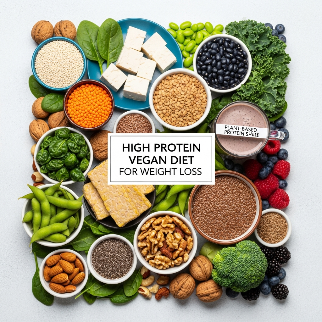 High Protein Vegan Diet for Weight Loss