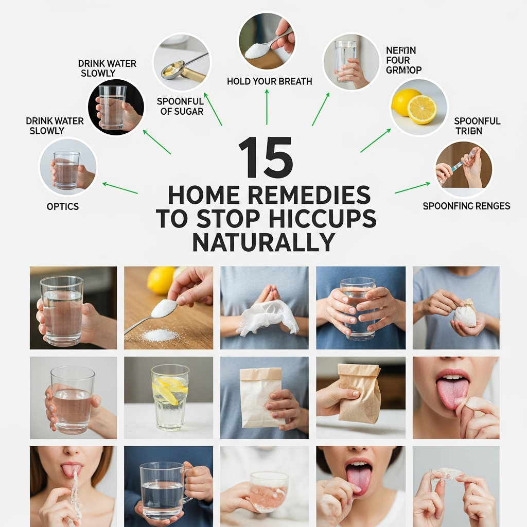 Home Remedies to Stop Hiccups Naturally