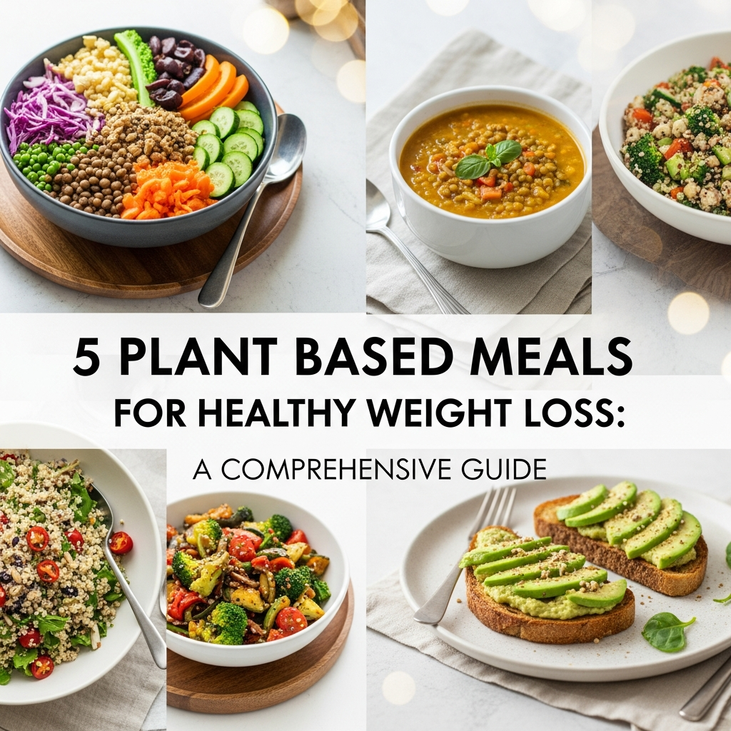 Plant Based Meals for Healthy Weight Loss
