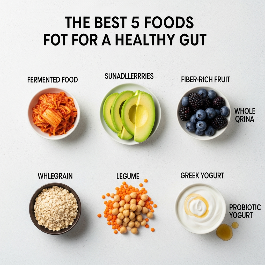5 Foods to Eat for a Healthy Gut